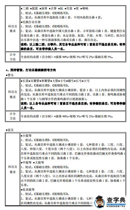武汉音乐学院2016年本科招生简章