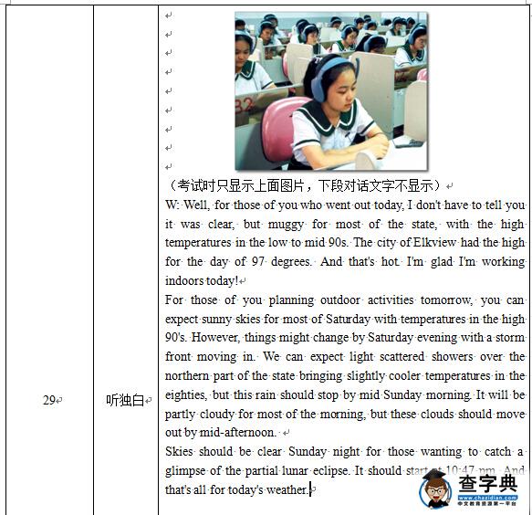 广西2016年英语听力口语考试说明