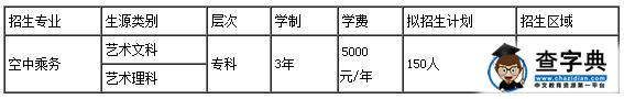 山东信息职业技术学院2017年艺术类招生章程